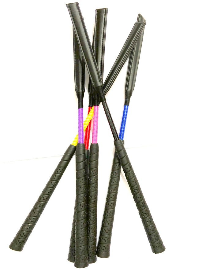 PETS TRIANGLE Dog Training Leather Stick: Elevate Your Morning Walks (Red) - Image 3